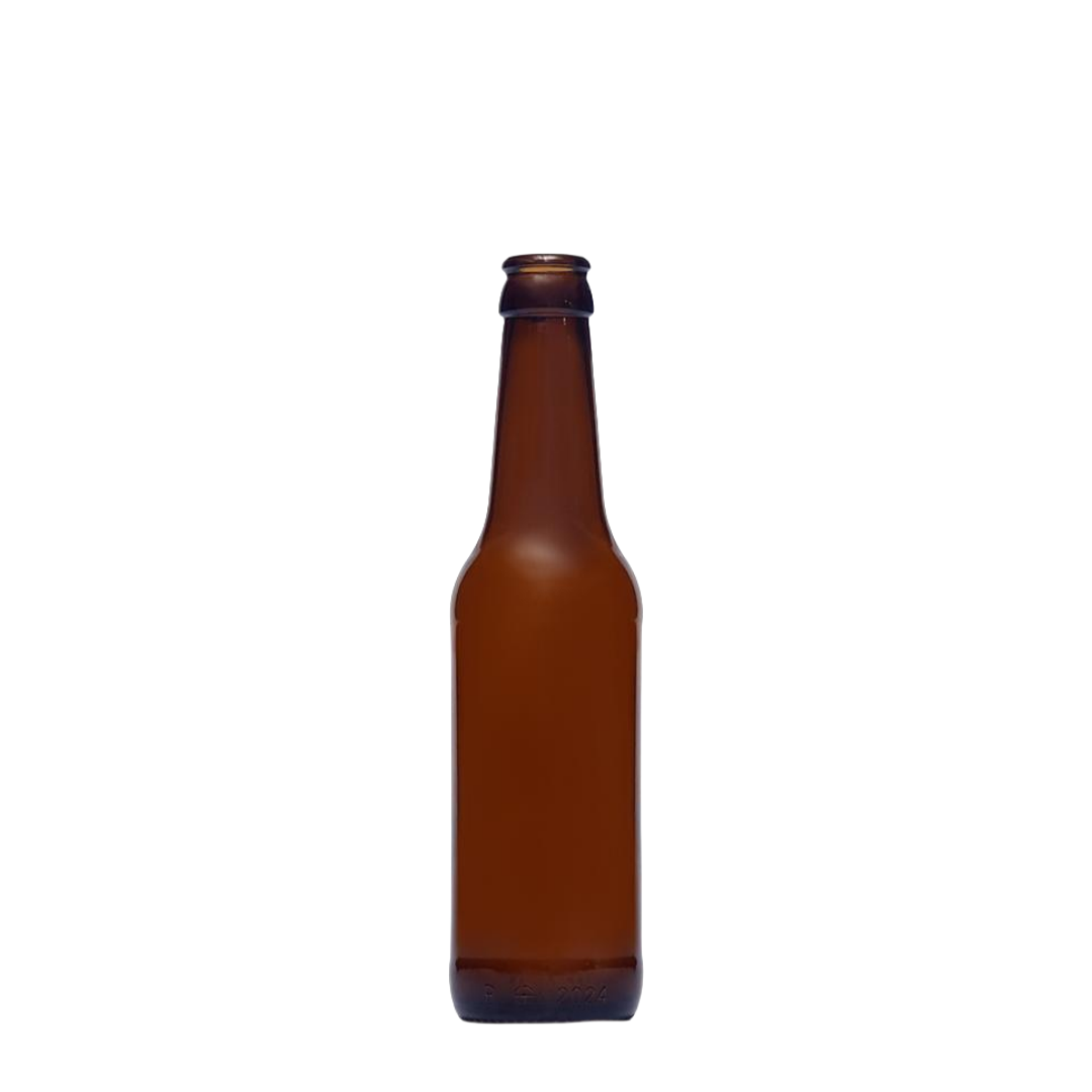 Garrafa de Vidro Marrom para Cerveja de 275ml