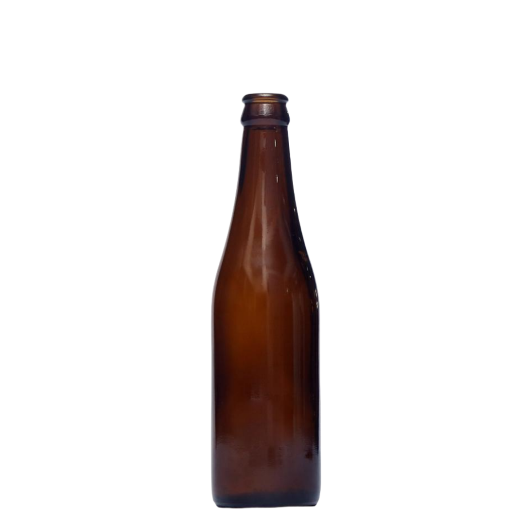 Garrafa de Vidro Marrom de 330ml para Cerveja