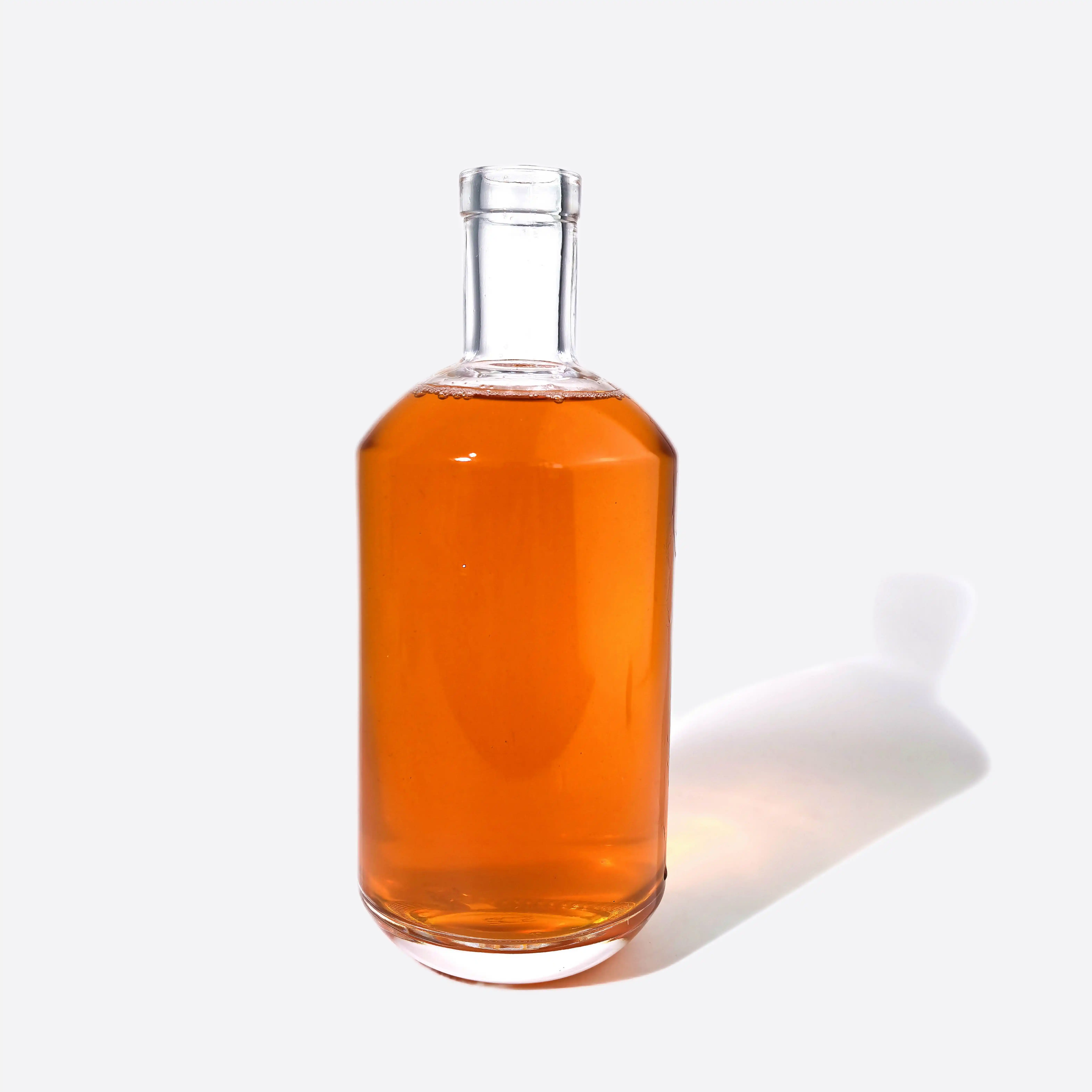 Garrafa de Vidro de 750ml para Tequila, Mezcal e Whisky