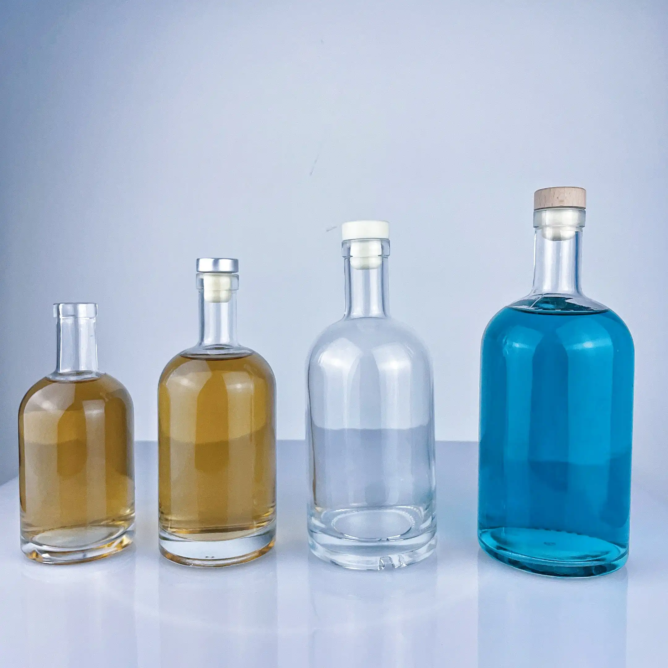 Garrafa de Vidro para Gin, Whisky, Vodka e Tequila