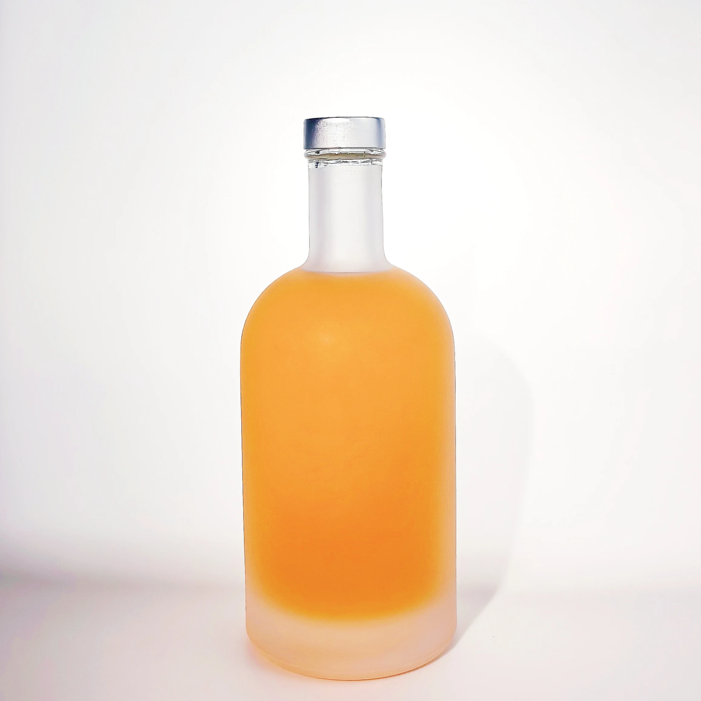 Garrafa de Vidro Granulada para Bebidas Alcoólicas